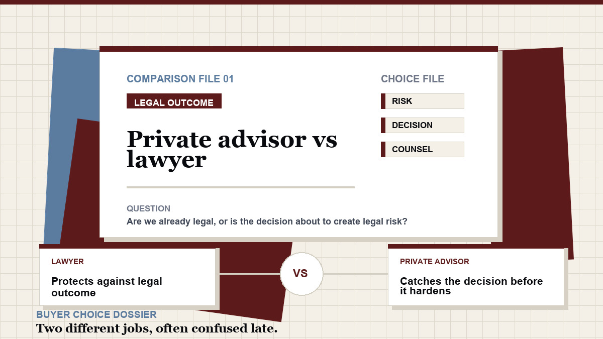 Lawyer running an AI-supported research workflow.