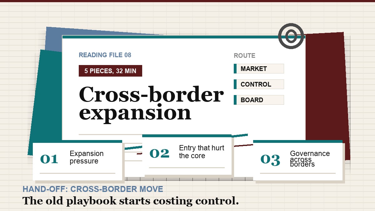 Reading path sequence file for cross-border expansion.